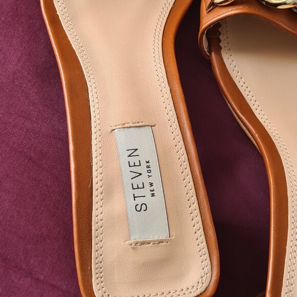 ✨ Stylish Steven New York Leona Blocked Sandals - Size 10 ✨ - Picture 2 of 6